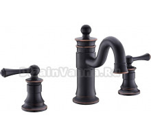 Смеситель Timo Adelia 6021/04F black antique, для раковины