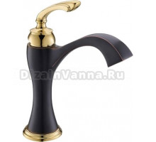 Смеситель Timo Unari 7501/04F black antique, для раковины