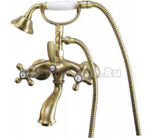 Смеситель Webert Armony AM720201065 для ванны с душем, бронза