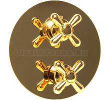 Термостат Webert Armony AM970903010 С ВНУТРЕННЕЙ ЧАСТЬЮ, для душа, золото