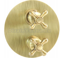 Термостат Webert Armony AM970903065 С ВНУТРЕННЕЙ ЧАСТЬЮ, для душа, бронза