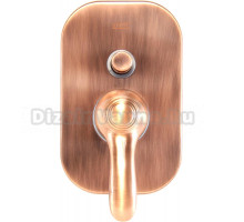 Смеситель Webert Aurora AU860101060 С ВНУТРЕННЕЙ ЧАСТЬЮ, для душа, медь