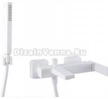 Смеситель Webert Pegaso PE850101740 для ванны с душем, белый