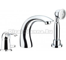 Смеситель Webert Aurora AU850701015 на борт ванны, хром