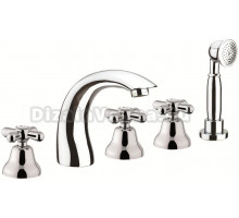 Смеситель Webert Armony AM730401015 на борт ванны, хром