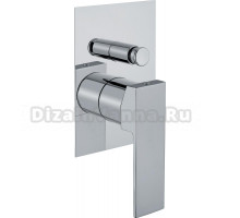 Смеситель Webert Pegaso PE860101015 С ВНУТРЕННЕЙ ЧАСТЬЮ, для ванны с душем, хром