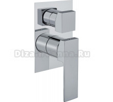 Смеситель Webert Pegaso PE880601015 С ВНУТРЕННЕЙ ЧАСТЬЮ, для ванны с душем, хром