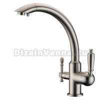 Смеситель Zorg Clean Water ZR 314 YF-33 satin для кухонной мойки