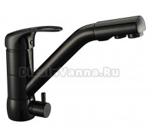 Смеситель Zorg Clean Water ZR 400 KF-12 black для кухонной мойки