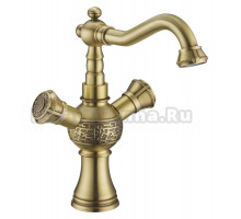 Смеситель Zorg Antic A 5006U-BR для раковины