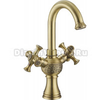 Смеситель Zorg Antic A 6007U-BR для раковины