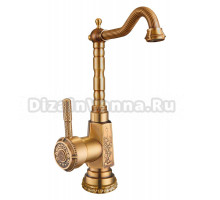 Смеситель Zorg Antic A 306K-BR для кухонной мойки