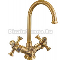 Смеситель Zorg Antic A 6004K-BR для кухонной мойки