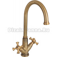 Смеситель Zorg Antic A 6005K-BR для кухонной мойки