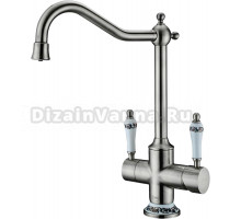 Смеситель Zorg Sanitary ZR 344 YF Steel для кухонной мойки