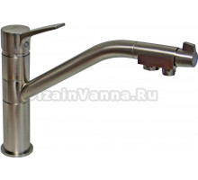 Смеситель Zorg Sanitary ZR 401 KF satin для кухонной мойки