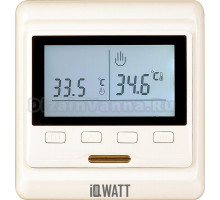 Терморегулятор IQ Watt Thermostat P кремовый