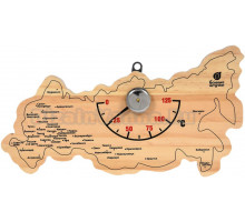 Термометр для бани и сауны Банные штучки 18056 Карта России