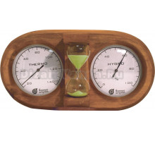 Термометр с гигрометром Банные штучки 18028 с песочными часами