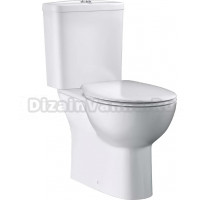 Унитаз-компакт Grohe Bau Ceramic 39349000 безободковый