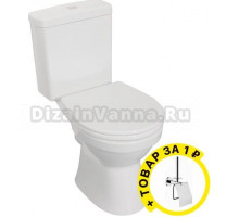 Унитаз-компакт Norm Eisberg 9844B099-7202 с микролифтом + держатель туалетной бумаги