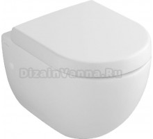 Унитаз подвесной Villeroy & Boch Subway 6604 1001 укороченный, alpin