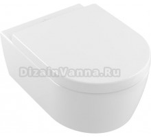 Унитаз подвесной Villeroy & Boch Avento 5656HRR1 alpin с CeramicPlus