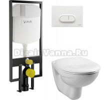 Комплект VitrA Normus 9773B003-7201 кнопка белая