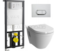 Комплект VitrA S50 9003B003-7201 кнопка хром