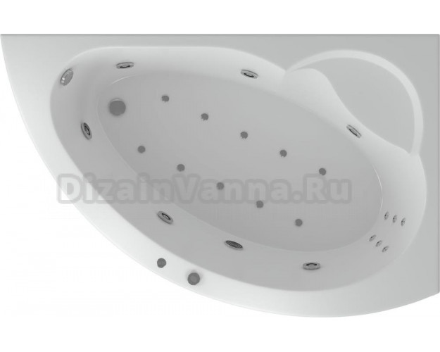 Акриловая ванна Акватек Аякс 2 R с фронтальным экраном dizainvanna.ru