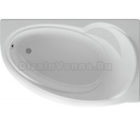 Акриловая ванна Акватек Бетта 170 R, с фронтальным экраном