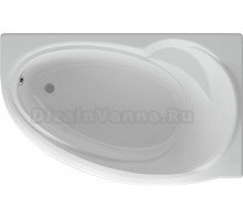 Акриловая ванна Акватек Бетта 170 R, с фронтальным экраном
