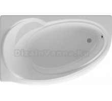 Акриловая ванна Акватек Бетта 170 L, с фронтальным экраном