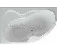 Акриловая ванна Акватек Вега L, с фронтальным экраном