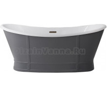 Акриловая ванна BelBagno BB33-CF36