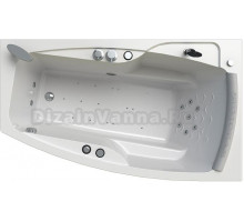 Акриловая ванна Radomir Аризона Релакс Chrome 170x100 правая с фронтально-торцевой панелью