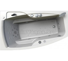 Акриловая ванна Radomir Аризона Спортивный Chrome 170x100 левая с фронтально-торцевой панелью