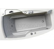 Акриловая ванна Radomir Аризона Специальный Chrome 170x100 левая с фронтально-торцевой панелью