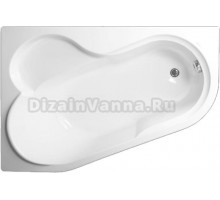 Акриловая ванна Vagnerplast Selena 147 L ультра белый