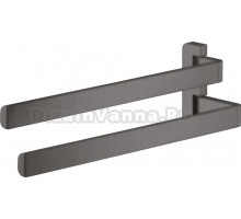 Полотенцедержатель Axor 42821340 двойной, шлифованный черный