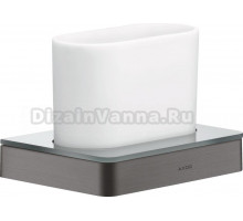 Стакан Axor 42834340 шлифованный черный