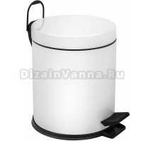 Мусорное ведро Berges Wasserhaus 122001 5 л, белое