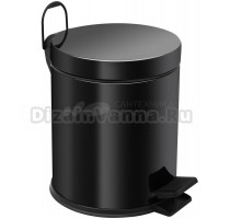 Мусорное ведро Berges Wasserhaus 123002 5 л, черное