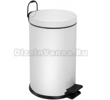 Мусорное ведро Berges Wasserhaus 122003 12 л, белое
