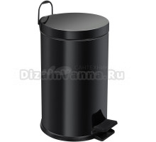 Мусорное ведро Berges Wasserhaus 123003 12 л, черное