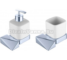 Набор Boheme Дозатор New Venturo 10317-CR + Стакан New Venturo 10314-CR