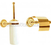 Набор Boheme Ершик Hermitage Gold 10363 + Держатель туалетной бумаги Hermitage Gold 10350