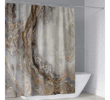 Штора для ванной Carnation Home Fashions Marble 180x200 brown