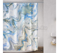 Штора для ванной Carnation Home Fashions Marble 180x200 turquoise