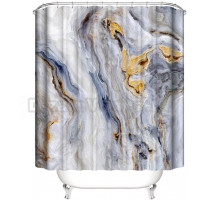 Штора для ванной Carnation Home Fashions Marble 180x200 grey